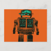 Radioactieve Robot Rebellion Briefkaart (Voorkant)