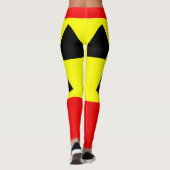 Radioactieve Rode Leggings (Achterkant)