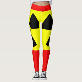 Radioactieve Rode Leggings