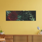 Radioactieve Roos Canvas Afdruk (Insitu (Woonkamer))