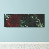 Radioactieve Roos Canvas Afdruk (Insitu (Houten vloer))