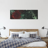 Radioactieve Roos Canvas Afdruk (Insitu (Slaapkamer))