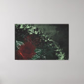 Radioactieve Roos Canvas Afdruk (Voorkant)