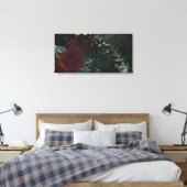 Radioactieve Roos Canvas Afdruk (Insitu (Slaapkamer))