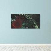 Radioactieve Roos Canvas Afdruk (Insitu (Houten vloer))