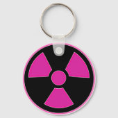 Radioactieve Roze Sleutelhanger (Voorkant)