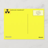 Radioactieve Sign. Briefkaart (Achterkant)