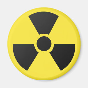 Radioactieve Sign. Magneet