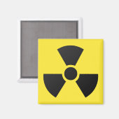 Radioactieve Sign. Magneet (Voorkant / Achterkant)