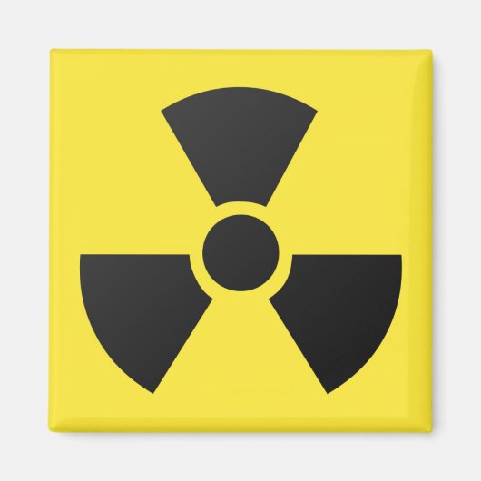 Radioactieve Sign. Magneet (Voorkant)