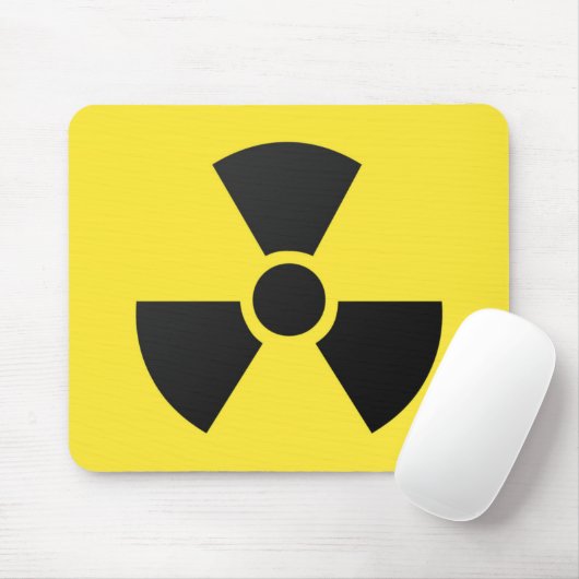 Radioactieve Sign. Muismat (Met muis)