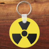 Radioactieve Sign. Sleutelhanger (Voorkant)