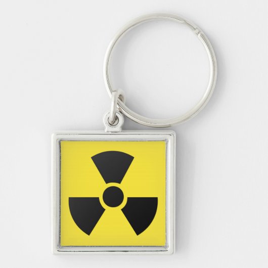 Radioactieve Sign. Sleutelhanger (Voorkant)