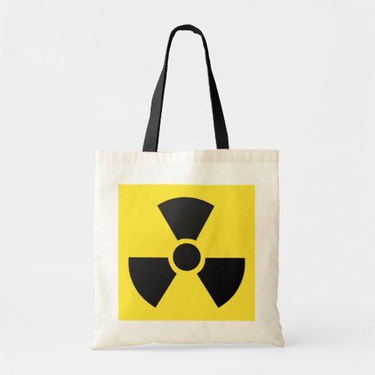 Radioactieve Sign. Tote Bag (Voorkant)