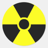 radioactieve sticker (Voorkant)