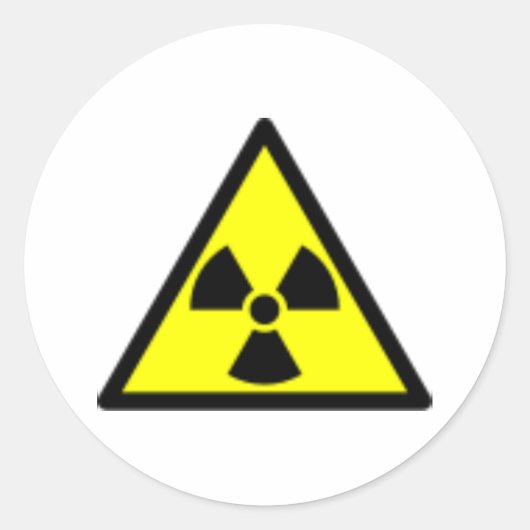 Radioactieve sticker (Voorkant)