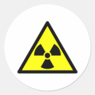 Radioactieve sticker