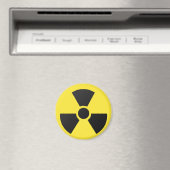 Radioactieve straling nucleair atoomsymbool magneet (Insitu (Vaatwasser))