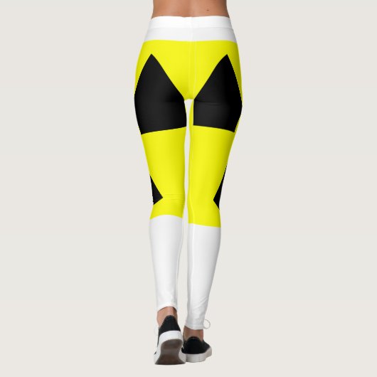 Radioactieve Witte Leggings (Achterkant)