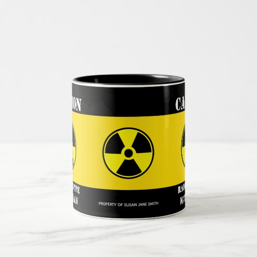 "Radioactive" aangepaste Mok (Center)