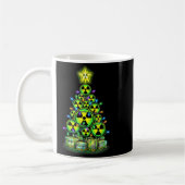 Radioactive Christmas Tree Graphic Nuclear Warning Koffiemok (Links)
