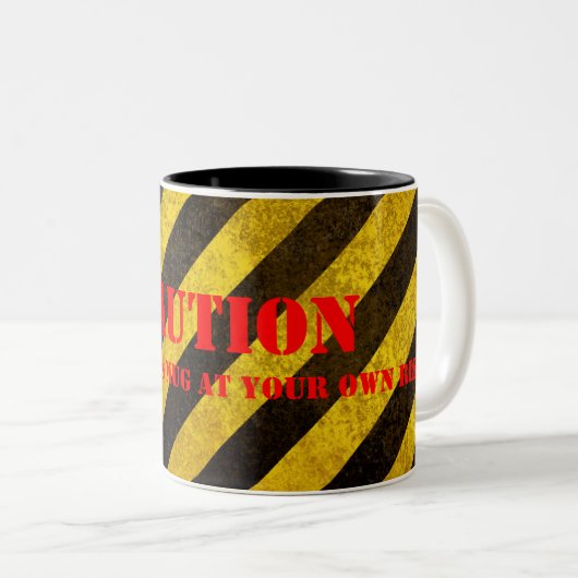 Radioactive Custom Mok (Voorkant rechts)