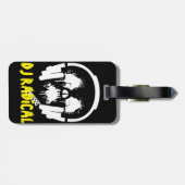 Radioactive DJ Dubbelzijdig Bagagelabel (Achterkant horizontaal)