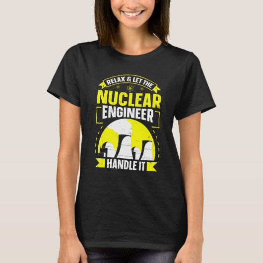 Radioactive Power Plant Quote voor een nucleaire t T-shirt (Voorkant)