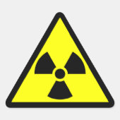 RadioActive Warning Sticker (Voorkant)