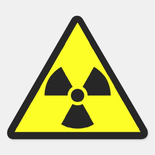 RadioActive Warning Sticker (Voorkant)