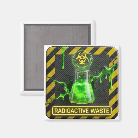 Radioactive Waste Absinthe Magneet (Voorkant / Achterkant)