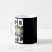 Radioactiviteit met HAM-radiozender Morse-code-ant Koffiemok (Voorkant links)