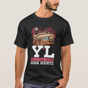Radioactiviteit met HAM-radiozender Morse-code-ant T-shirt