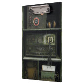  radioapparatuur van het militaire commissariaat klembord (Links)