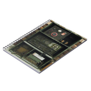 radioapparatuur van het militaire commissariaat notitieboek