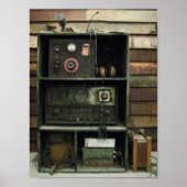  radioapparatuur van het militaire commissariaat poster (Voorkant)