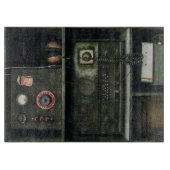 radioapparatuur van het militaire commissariaat snijplank (Voorkant)