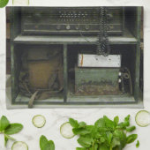 radioapparatuur van het militaire commissariaat theedoek (Gevouwen)