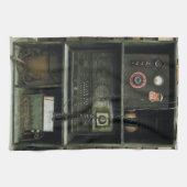 radioapparatuur van het militaire commissariaat theedoek (Horizontaal)