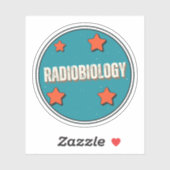radiobiologie sticker (Vel)
