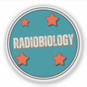 radiobiologie sticker (Voorkant)