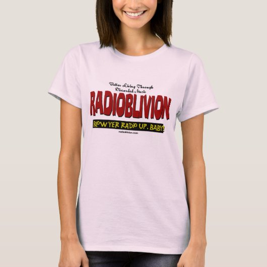 RadiOblivion - Blow Up White T-shirt (Voorkant)