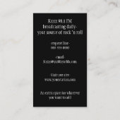 radiogolven visitekaartje (Achterkant)