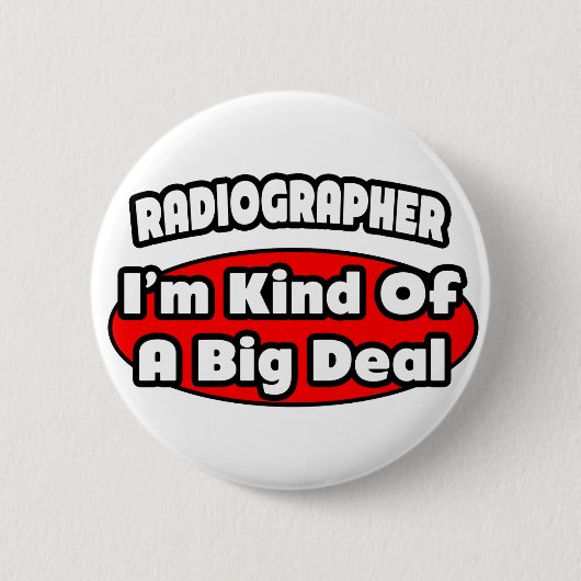 Radiograaf ... Big Deal Ronde Button 5,7 Cm (Voorkant)