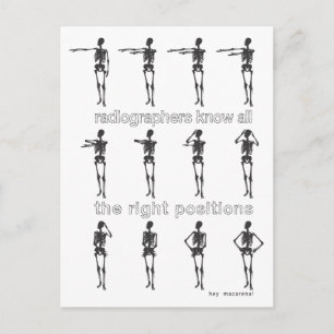 Radiografen kennen alle juiste posities briefkaart