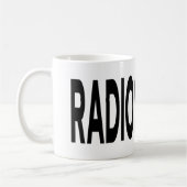RADIOGRAFIE Zwart Lettertype  Mok (Links)