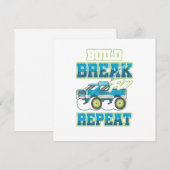 Radiografisch bestuurbare auto's monteur RC-coureu Kaart (Voorkant / Achterkant)