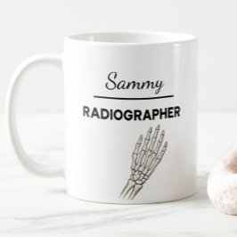RADIOGRAPHER Personalized Name X-Ray Tech Gift Koffiemok