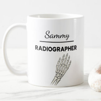 RADIOGRAPHER Personalized Name X-Ray Tech Gift Koffiemok