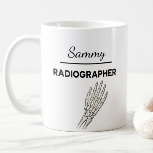 RADIOGRAPHER Personalized Name X-Ray Tech Gift Koffiemok